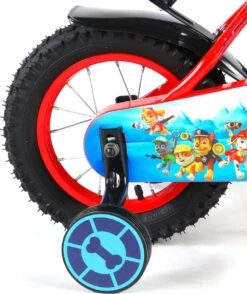 Volare Paw Patrol Kinderfiets - Jongens - 12 Inch - Rood/Blauw -Fietsuitrustings Winkel 1007x1200