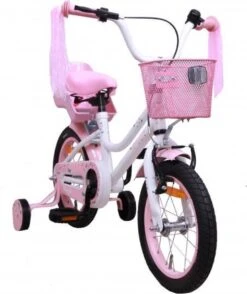Amigo Magic Meisjesfiets - Kinderfiets 14 Inch - Wit -Fietsuitrustings Winkel 1008x1200