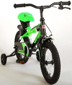 Volare Sportivo Kinderfiets - Jongens - 14 Inch - Neon Groen/Zwart - 95% Afgemonteerd -Fietsuitrustings Winkel 1012x1200 2