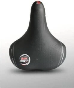 Zadel Selle Bassano Volare BigCity XXL Elastomeer - Zwart -Fietsuitrustings Winkel 1020x1200 4