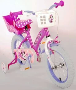 Volare Disney Minnie Cutest Ever! - Kinderfiets - Meisjes - 14 Inch - Roze -Fietsuitrustings Winkel 1022x1200