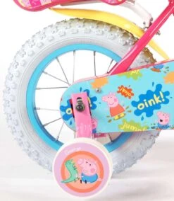 Volare Peppa Pig Kinderfiets - Meisjes - 12 Inch - Roze -Fietsuitrustings Winkel 1043x1200