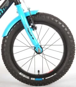 Volare Rocky Kinderfiets - 16 Inch - Zwart Blauw - 95% Afgemonteerd - Prime Collection -Fietsuitrustings Winkel 1049x1200