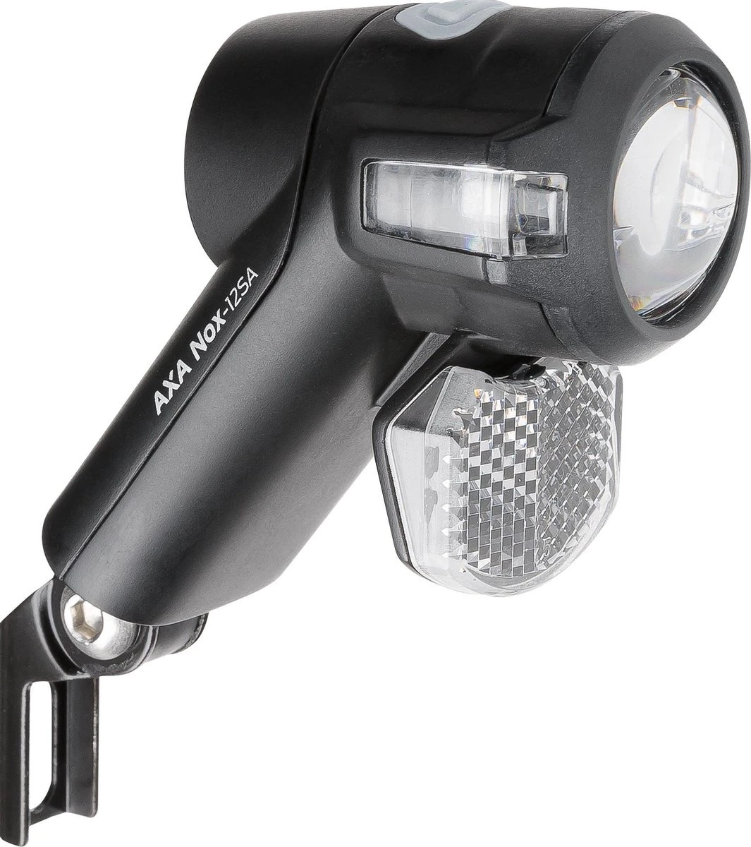 AXA Nox Sport 12 Lux - Fietslamp Voorlicht - LED Koplamp - Fietsverlichting Op Batterij - Zwart 1 AXA Nox Sport 12 Lux - Fietslamp Voorlicht - LED Koplamp - Fietsverlichting Op Batterij - Zwart