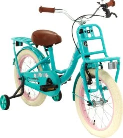 Nogan Puck - Kinderfiets - Meisjesfiets - 16 Inch - Turquoise -Fietsuitrustings Winkel 1067x1200 1