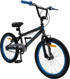 Amigo Fly - BMX Fiets 20 Inch - Fietscross Voor Jongens En Meisjes - Zwart/Blauw -Fietsuitrustings Winkel 1069x1200