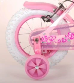 Volare Rose Kinderfiets - Meisjes - 12 Inch - Roze - 2 Handremmen -Fietsuitrustings Winkel 1071x1200