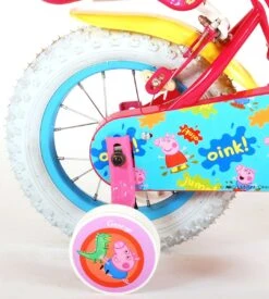 Volare Peppa Pig Kinderfiets - Meisjes - 12 Inch - Roze - 2 Handremmen -Fietsuitrustings Winkel 1079x1200 1
