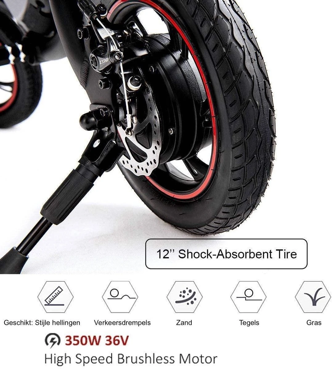 Windgoo B3 | Elektrische Mini-scooter | Opvouwbaar 10 Windgoo B3 | Elektrische Mini-scooter | Opvouwbaar - Afbeelding 10