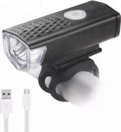 JN Waterdichte Oplaadbare Fietslamp - Voorlicht- 400 Lumen - Superfelle Fietsverlichting Met USB-kabel - Zwart - Koplamp - Voorlamp Fiets -Fietsuitrustings Winkel 1096x1200 2