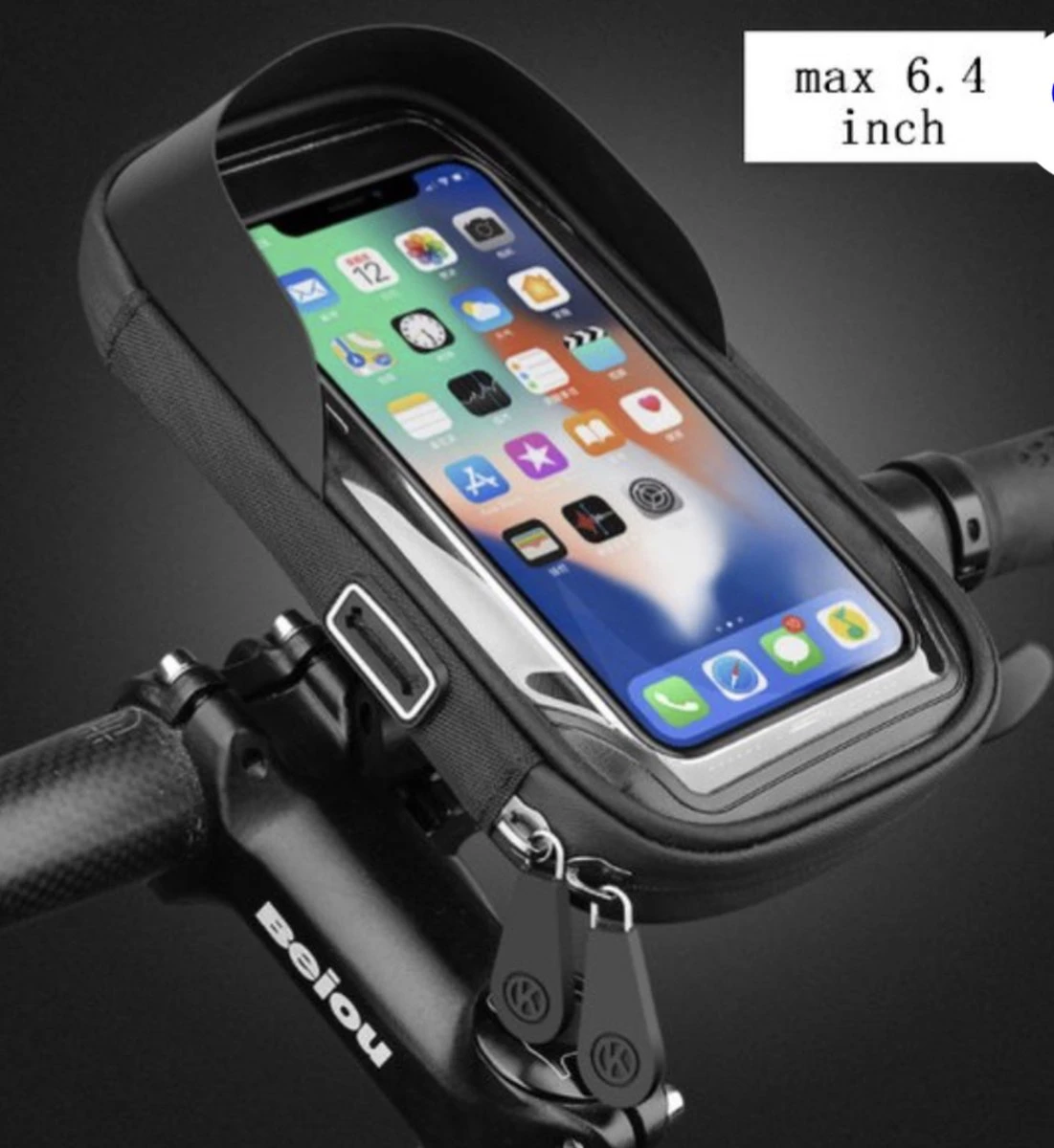 Merkloos Windgoo B20 PRO - E Bike - Elektrische Fiets - 16 Inch - 250W - 7.8Ah Batterij - Max. 25km/u - Zwart - Incl. GSM Houder 4 Merkloos Windgoo B20 PRO - E Bike - Elektrische Fiets - 16 Inch - 250W - 7.8Ah Batterij - Max. 25km/u - Zwart - Incl. GSM Houder - Afbeelding 4