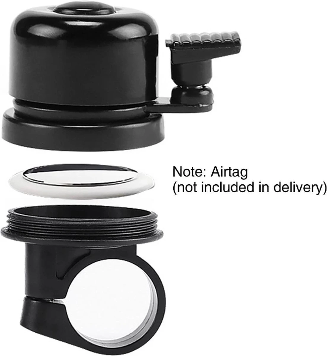 Merkloos Fietsbel Geheime Plek GPS Tracker Fiets - Airtag Fiets Verborgen Anti Diefstal Geschikt Voor Apple Airtag - Diefstalbeveiliging Fiets Alarm 2 Merkloos Fietsbel Geheime Plek GPS Tracker Fiets - Airtag Fiets Verborgen Anti Diefstal Geschikt Voor Apple Airtag - Diefstalbeveiliging Fiets Alarm - Afbeelding 2