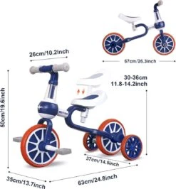 3 In 1 - Multifunctioneel Ombouwbare Kinderdriewieler - Kinder Trike - Peuterfiets - Kinder Fiets - Verstelbaar Zadel - Lichtgewicht - Lefvrije Banden -Ombouwbaar Tot Loopfiets, Driewieler, Tweewieler - Voor Kinderen Van 1-51 Jaar Roze 6 3 In 1 - Multifunctioneel Ombouwbare Kinderdriewieler - Kinder Trike - Peuterfiets - Kinder Fiets - Verstelbaar Zadel - Lichtgewicht - Lefvrije Banden -Ombouwbaar Tot Loopfiets, Driewieler, Tweewieler - Voor Kinderen Van 1-51 Jaar Roze -Fietsuitrustings Winkel 1114x1200