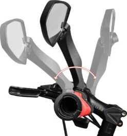 TIKKENS® Fietsspiegel Links - Verstelbaar - Fiets Spiegel Geschikt Voor E-bike, Speed-pedelec -Fietsuitrustings Winkel 1115x1200