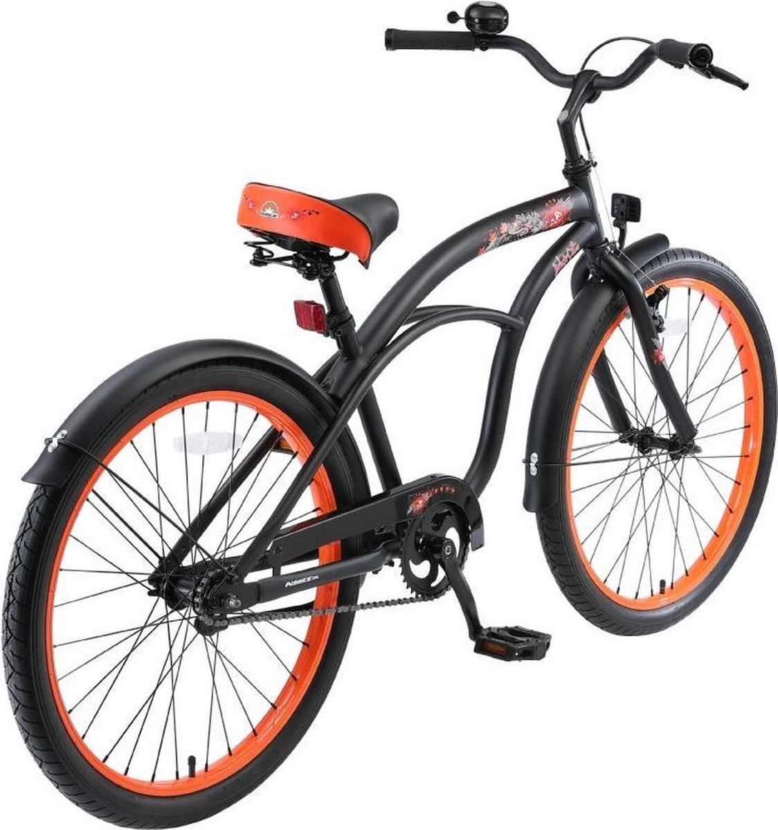 Bikestar 24 Inch Cruiser Kinderfiets, Zwart 3 Bikestar 24 Inch Cruiser Kinderfiets, Zwart - Afbeelding 3