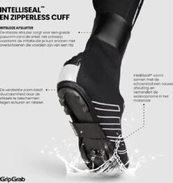 GripGrab - RaceThermo X Waterproof Winter MTB Gravel Fietsoverschoenen Mountainbike - Zwart - Unisex - Maat XL -Fietsuitrustings Winkel 1137x1200 4