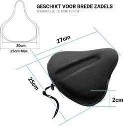 Smilegoods® Gel Zadelhoes Fiets 3D - Zadeldek - Zadelhoes Waterdicht - Zadeldek Fiets - Universeel Brede Zadels - Veiligheidsreflector Voor In Het Donker 19 Smilegoods® Gel Zadelhoes Fiets 3D - Zadeldek - Zadelhoes Waterdicht - Zadeldek Fiets - Universeel Brede Zadels - Veiligheidsreflector Voor In Het Donker -Fietsuitrustings Winkel 1162x1200 2