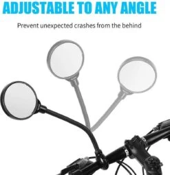 Merkloos 1 Stuk Fiets Achteruitkijkspiegel Groothoek Bolle Spiegel Mountainbike Veiligheid Spiegel Handvat Zachte Pijp 8cm -Fietsuitrustings Winkel 1164x1200 3