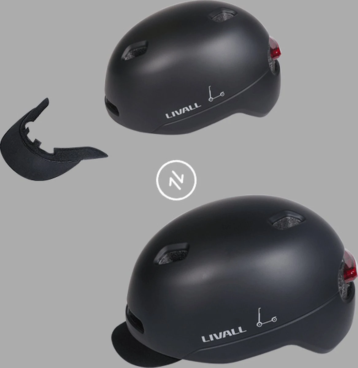 Fietshelm C21 Urban Speed Pedelec L (25 Km/h Snorfiets) 57-61 Cm Universeel EU Goedgekeurd 2 Fietshelm C21 Urban Speed Pedelec L (25 Km/h Snorfiets) 57-61 Cm Universeel EU Goedgekeurd - Afbeelding 2