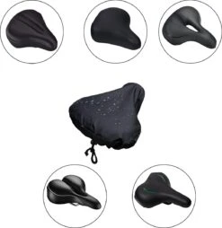 Zadelhoes - 2 Stuks - Zwart - Universeel - Bescherming Van Je Zadel Tegen Weer En Wind -Fietsuitrustings Winkel 1167x1200 4