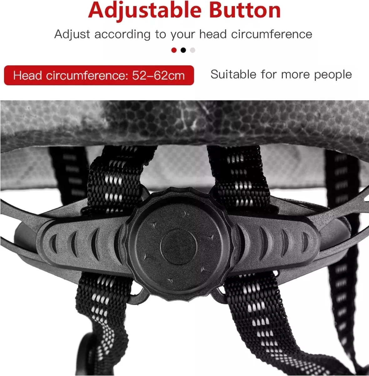 Zacro Fietshelm - Met Bril En Waarschuwingslampje - Nacht Veiligheidshelmen Fietshelm - Voor Volwassenen, MTB, Stadsfietsen - Wit En Zwart 4 Zacro Fietshelm - Met Bril En Waarschuwingslampje - Nacht Veiligheidshelmen Fietshelm - Voor Volwassenen, MTB, Stadsfietsen - Wit En Zwart - Afbeelding 4