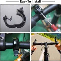 Fietsbel Voor 22mm Stuur - Mini Onzichtbare Bel - Voor MTB En Racefiets - Zwart -Fietsuitrustings Winkel 1197x1200 16