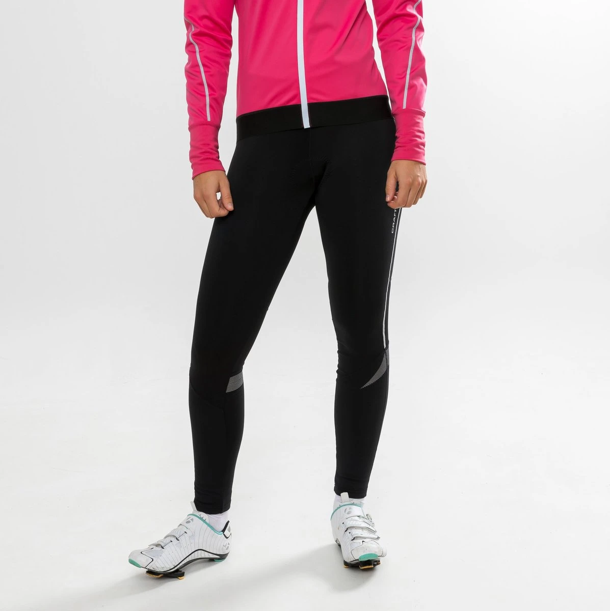 Craft Ideal Thermal Tights Fietsbroek Dames - Maat M - Zwart 8 Craft Ideal Thermal Tights Fietsbroek Dames - Maat M - Zwart - Afbeelding 8