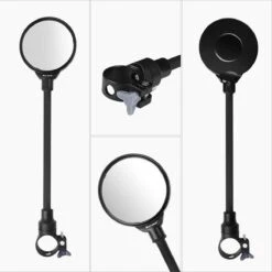Merkloos 1 Stuk Fiets Achteruitkijkspiegel Groothoek Bolle Spiegel Mountainbike Veiligheid Spiegel Handvat Zachte Pijp 8cm -Fietsuitrustings Winkel 1198x1200 15