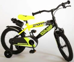 Volare Sportivo Kinderfiets - Jongens - 16 Inch - Neon Geel Zwart - 95% Afgemonteerd -Fietsuitrustings Winkel 1200x1002