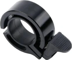 Merkloos Fietsbel - Racefiets Bel - Mountainbike Bel - Fiets Bel - Universeel - Zwart - Aluminium