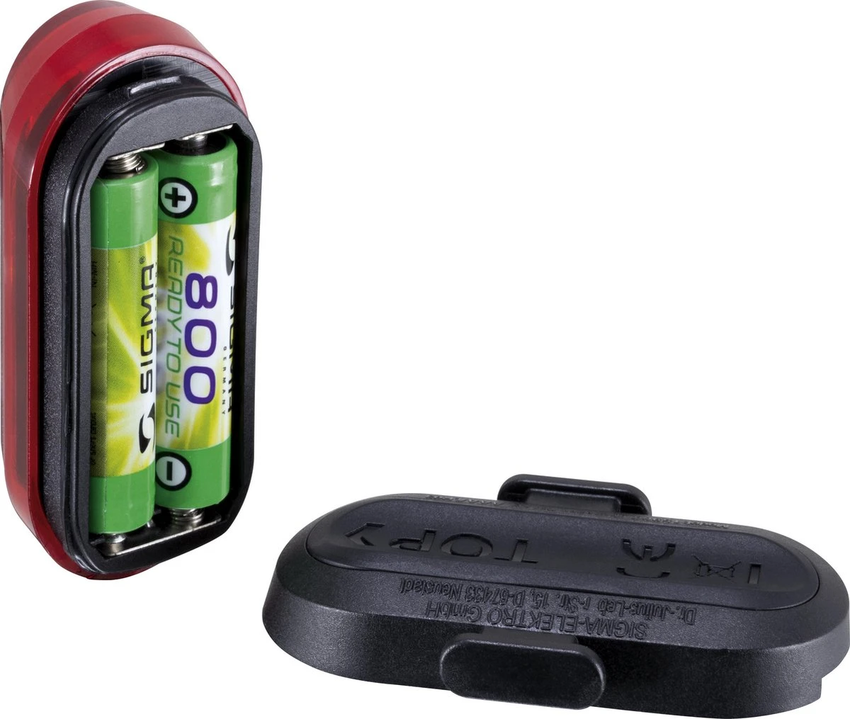 Sigma Sport AURA 30 Fietsverlichting Set - Led Koplamp 30 Lux - CURVE Achterlicht - Inclusief Batterijen 3 Sigma Sport AURA 30 Fietsverlichting Set - Led Koplamp 30 Lux - CURVE Achterlicht - Inclusief Batterijen - Afbeelding 3