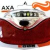 AXA Omega - Fiets Achterlicht - LED Fietsverlichting Op Batterij – Auto On/off Systeem - 50-80 Mm - Rood