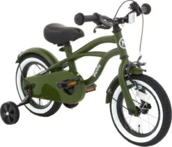 Nogan Harley - Kinderfiets - Jongensfiets - 12 Inch - Leger Groen -Fietsuitrustings Winkel 1200x1029 2
