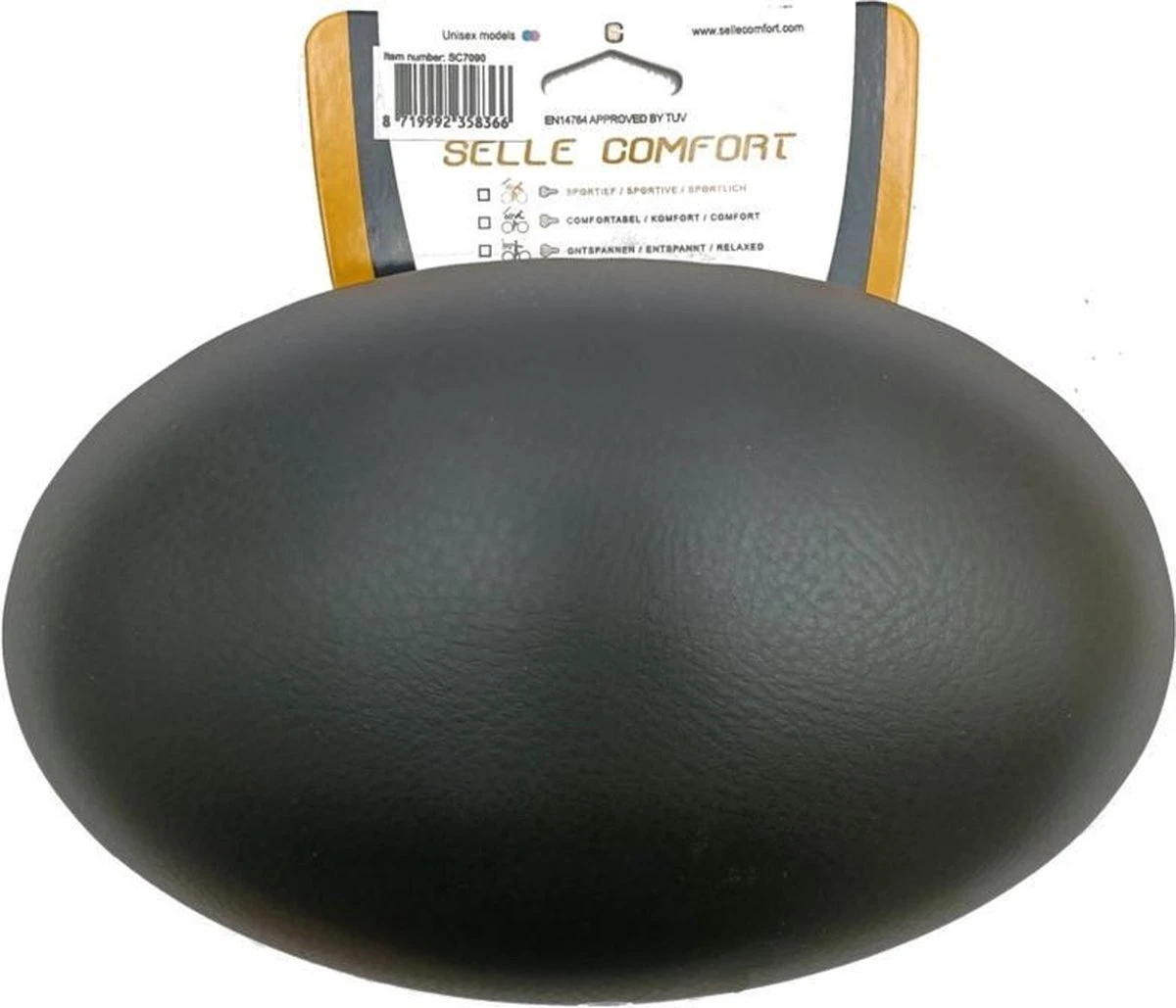 Selle Comfort Zadel Rok 22 Cm Dames Zwart 2 Selle Comfort Zadel Rok 22 Cm Dames Zwart - Afbeelding 2