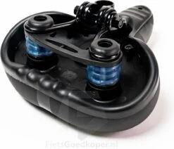 Voltano Pro Gel Fietszadel – Met Uitsparing – Zwart – Unisex - Inclusief Zadelstrop - Ergonomisch Gevormd - Elastomeer Vering -Fietsuitrustings Winkel 1200x1029 6