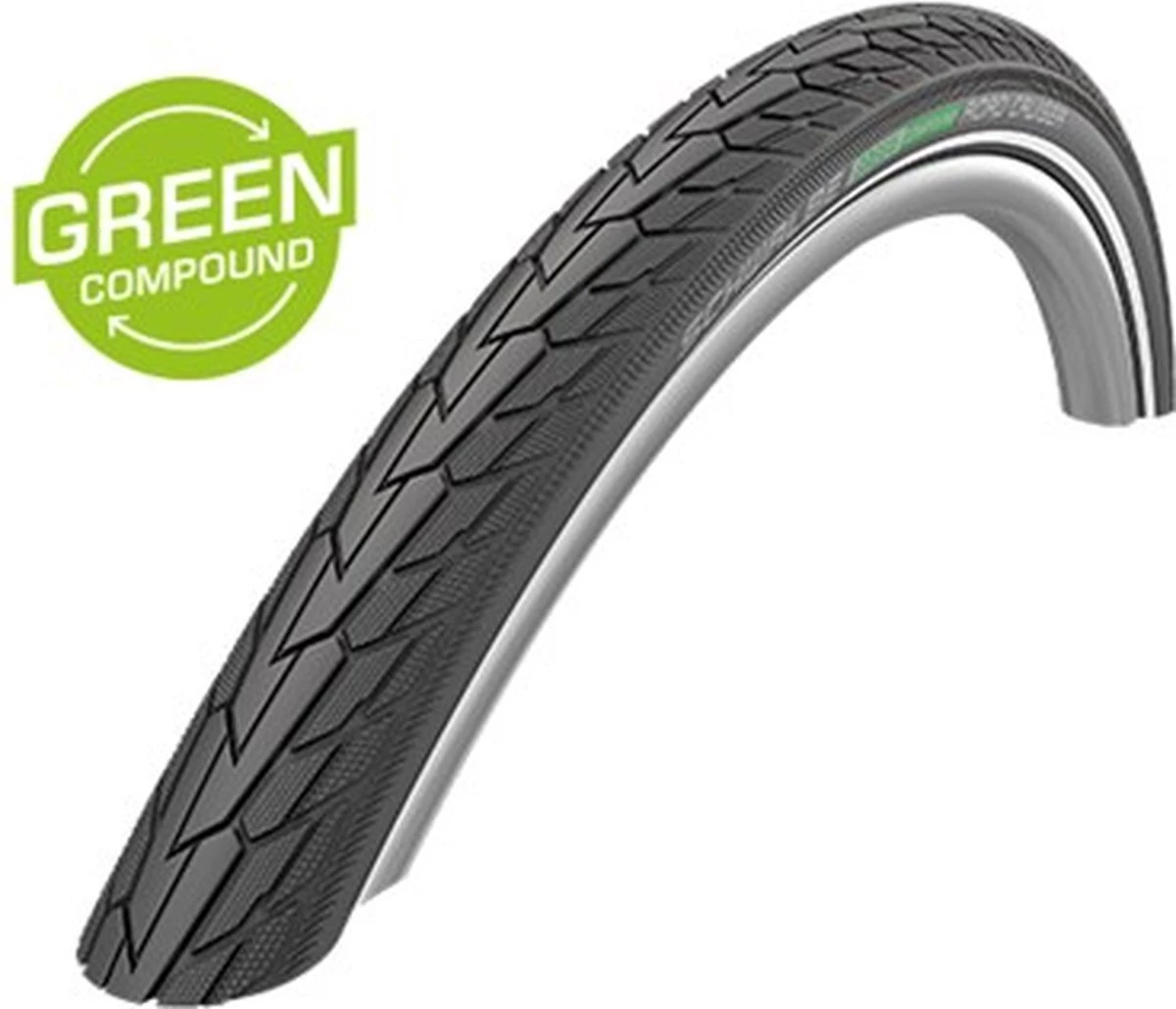 Schwalbe Buitenband - Road Cruiser K-Guard - 28 Inch X 1.75 - Zwart Reflecterend 4 Schwalbe Buitenband - Road Cruiser K-Guard - 28 Inch X 1.75 - Zwart Reflecterend - Afbeelding 4