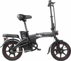 F-Wheel DYU A5 - Elektrische Vouwfiets - E Bike - 14 Inch - 7.5 Ah - 25km/u - Zwart -Fietsuitrustings Winkel 1200x1037 1