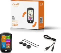 Mio Cyclo 220 Fietscomputer - Fietsnavigatie - Zwart -Fietsuitrustings Winkel 1200x1042 3