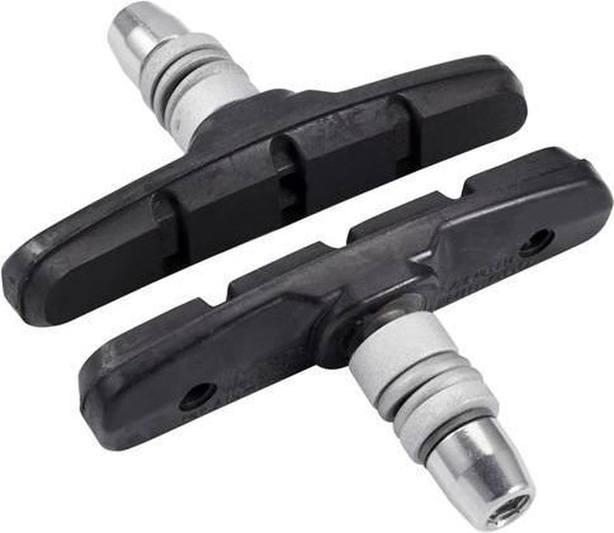 Shimano Remblokken M70t4 V-brake Rubber Zwart/zilver 6 Shimano Remblokken M70t4 V-brake Rubber Zwart/zilver - Afbeelding 6
