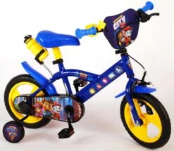 Nickelodeon Paw Patrol Kinderfiets - Jongens - 12 Inch - Blauw/Geel - Doortrapper -Fietsuitrustings Winkel 1200x1044