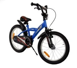 2Cycle Biker Kinderfiets - 18 Inch - Blauw - Jongensfiets -Fietsuitrustings Winkel 1200x1065