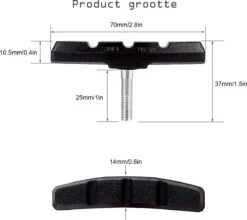 4 Set Universele Rubberen Fiets V Remblokken Set - 4 Paar – 8 Stuks – 70mm | Rubber Remblokjes | Fietsen Remblok | Remblokkenset | Remblokset Geschikt Voor Mountainbike, Stadsfiets, Vouwfiets En Tourfiets 13 4 Set Universele Rubberen Fiets V Remblokken Set - 4 Paar – 8 Stuks – 70mm | Rubber Remblokjes | Fietsen Remblok | Remblokkenset | Remblokset Geschikt Voor Mountainbike, Stadsfiets, Vouwfiets En Tourfiets -Fietsuitrustings Winkel 1200x1068 7