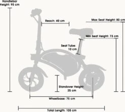 Windgoo - B3 Elektrische Long-Range E-Bike Met Trappers - E-bike - 25Km / H - Zwart -Fietsuitrustings Winkel 1200x1072 3