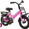 Sajan Kinderfiets - 12 Inch - Mat-Roze - Meisjesfiets