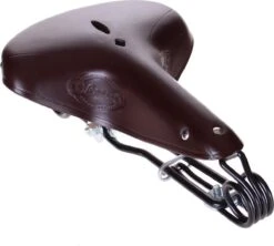 Lepper L-85 Hammock Fietszadel - Leer - Heren - Bruin -Fietsuitrustings Winkel 1200x1079 5