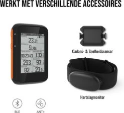 LHP BC200 Fietscomputer Draadloos 3-in-1 Bundel - Hartslagmeter Borstband - Cadanssensor - Kilometerteller GPS - 80+ Functies - 2.4 Inch LCD Scherm - Bluetooth & ANT+ -Fietsuitrustings Winkel 1200x1093 8