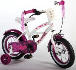 Volare Heart Cruiser Kinderfiets - Meisjes - 12 Inch - Wit Paars -Fietsuitrustings Winkel 1200x1109 1