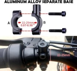 EasyDo Fietsspiegel Ebike Incl Grote Kijkhoek - Achteruitkijkspiegel - Links - 360º Verstelbaar - Multifunctioneel - Incl Inbussleutel -Fietsuitrustings Winkel 1200x1112 3