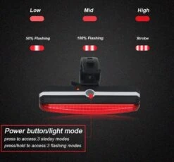 Merkloos LED Fiets Achterlicht USB Oplaadbare - Marktleider 110 Lumen Helderheid - IP65 Waterbestendig - Supersnel Installatie - Horizontaal Of Verticaal - Voor Zadel, Zadelpen Of Helm -Fietsuitrustings Winkel 1200x1117 3