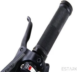 ESTARK® - Fietshandvatten - Lock-On - Handvatten - Universeel - Fiets – Mountainbike – Professioneel - Grips - Extra Grip – Fietshandvaten -Handvaten - Handig Te Monteren - Anti-slip – Fietsen – Stuur – Bikegrips – Lock-on Aanspanbaar - Zwart - LO-zw -Fietsuitrustings Winkel 1200x1118 4